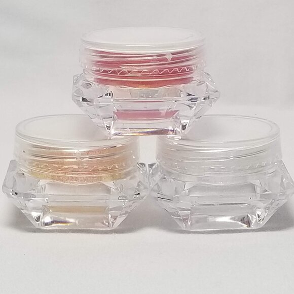 Set of Three Multichrome Eyeshadows - Pink, Champagne, and White - Picture 12 of 14